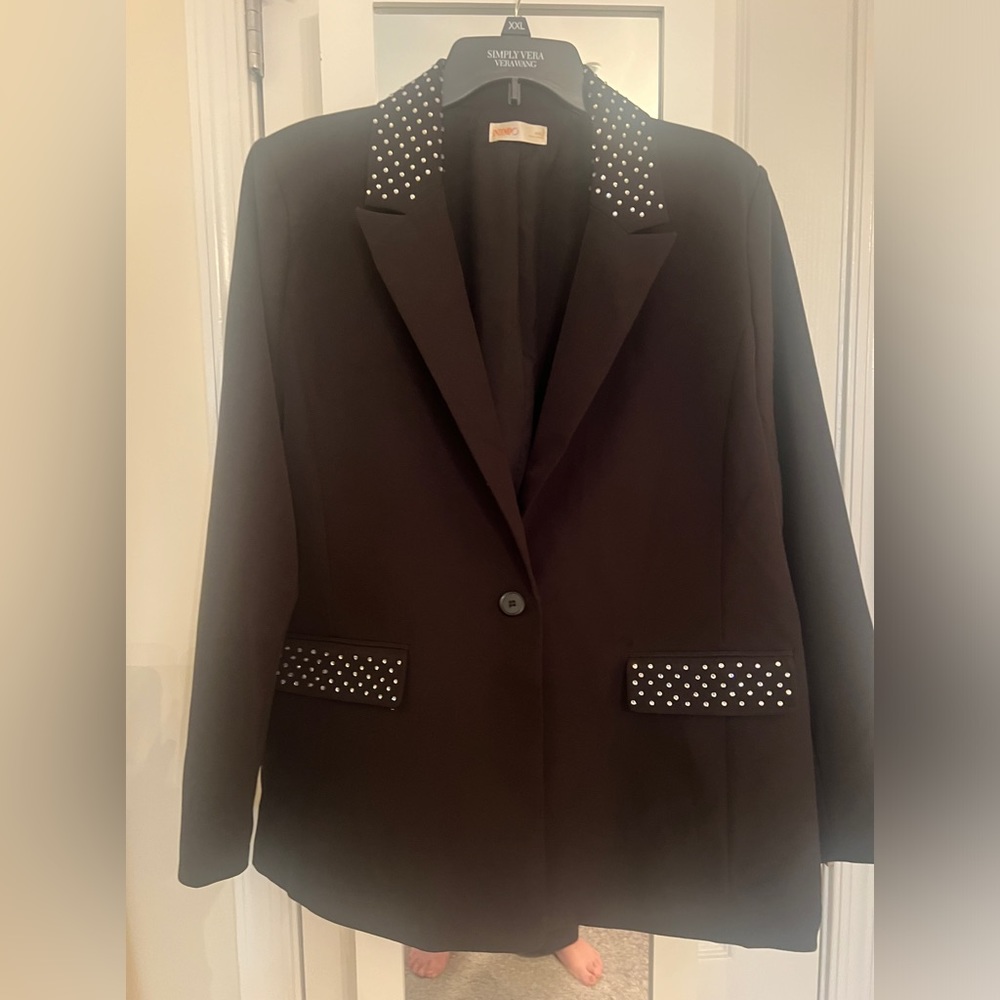 Black blazer with Bling